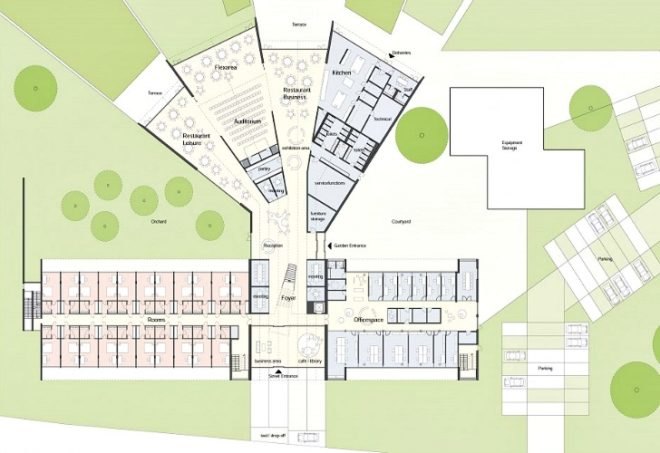 Green Solution House, 3XN, denmark, cradle 2 cradle, zero waste, green design, hotel and conference center