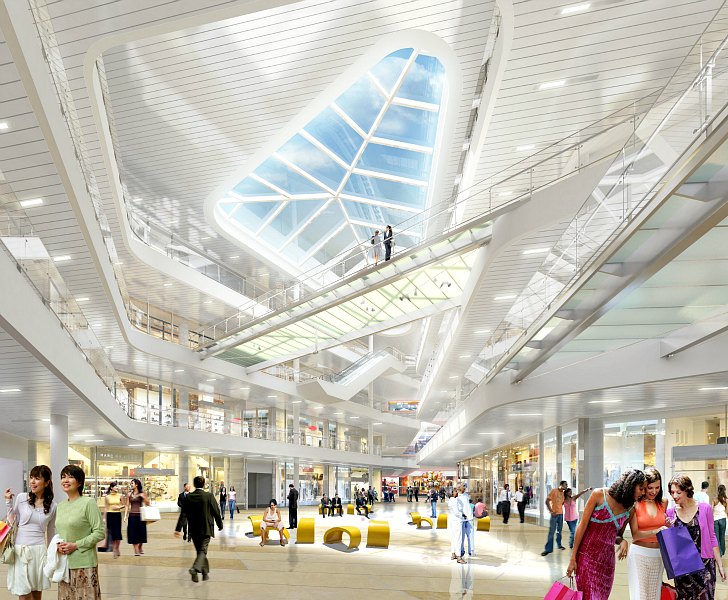 Greenland Group Suzhou Center, SOM, greenland tower, china, eco tower, atrium lungs, high performance building