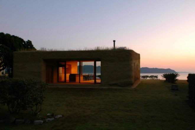 House C, Hiroshi Nakamura & NAP, japan, green roof, eco home, prairie roof, green home