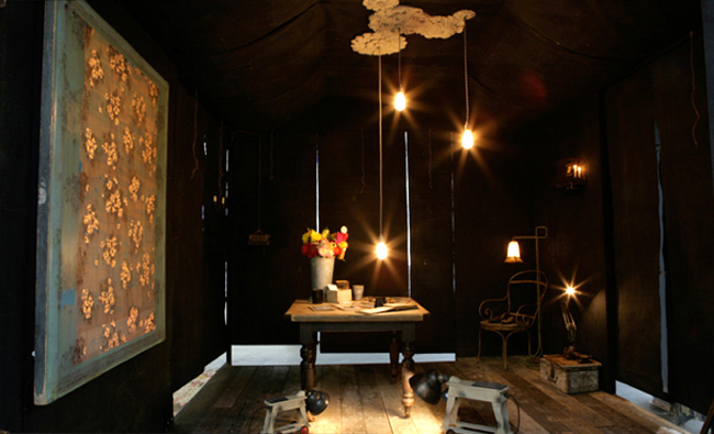 green design, eco design, sustainable design, JAMESPLUMB, Hannah Plumb, James Russell, green interiors, Hostem, upcycled furniture, found objects, Spazio Rossana Orlandi, London Design Week