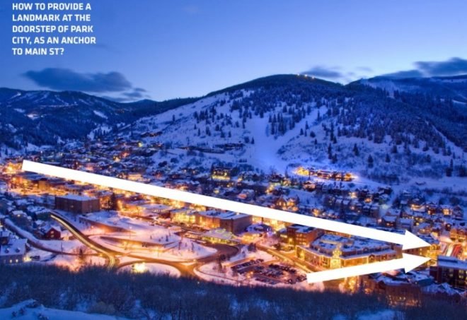 Kimball Art Center, BIG, park city, utah, kimball art center expansion, timber tower, green renovation, kimball art center renovation