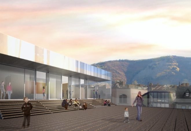 Kimball Art Center, Sparano Mooney Architecture, sparano + mooney, park city, utah, green renovation, aspens