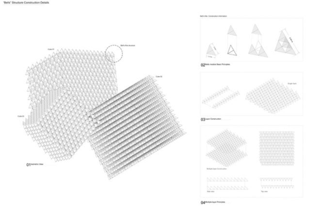 Little Shining Man, kite, Rapid Prototyping Technology, 3D printing, Alexander Graham Bell, tetra kite, outdoor installation, sculptural installation, Heather and Ivan Morison, Sash Reading, Queen & Crawford, Dandara, cuben fiber, carbon fiber rod, London, design, sculpture, Inhabitat