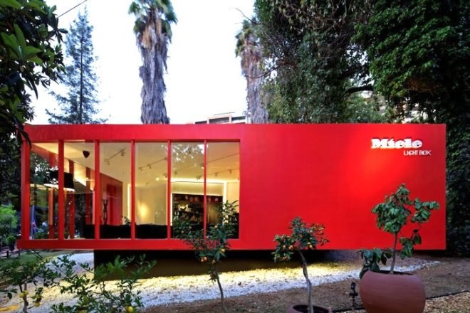 MIELE, energy efficiency, green appliances, modular architecture, prefab architecture, daylighting, green design, sustainable design, eco design, Gonzalo Mardones Arquitecto, MIELE, Chile, Caracos, temporary structures, sustainable development, sustainable building, green building