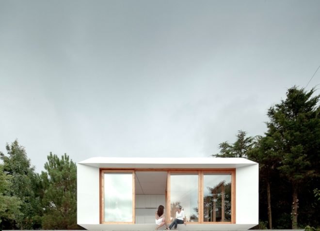 MIMA, Mima prefab home, prefabricated homes, architecture, green design, sustainable design, eco-design, prefab design, daylighting, post and beam, glazing, portugal, modular design, japanese architecture