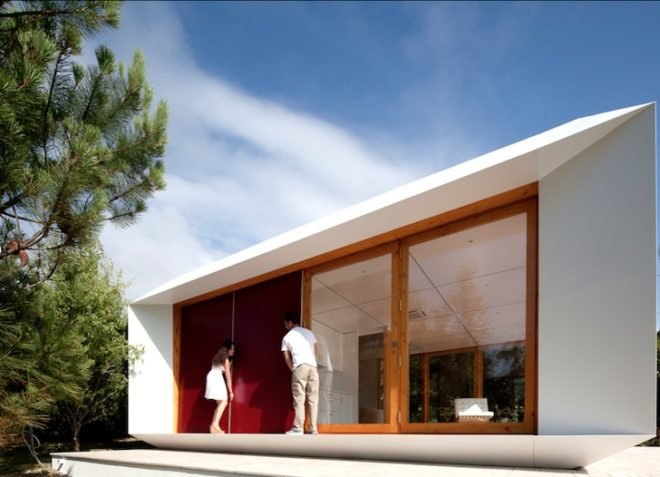 MIMA, Mima prefab home, prefabricated homes, architecture, green design, sustainable design, eco-design, prefab design, daylighting, post and beam, glazing, portugal, modular design, japanese architecture