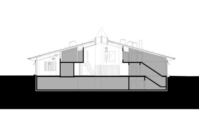 MINERGIE, Merz Produktion Rossboden, Clavuot, Swiss green building, green bakery, green restaurant, green roof, MINERGIE restaurant, daylighting, heat recovery, green bakery
