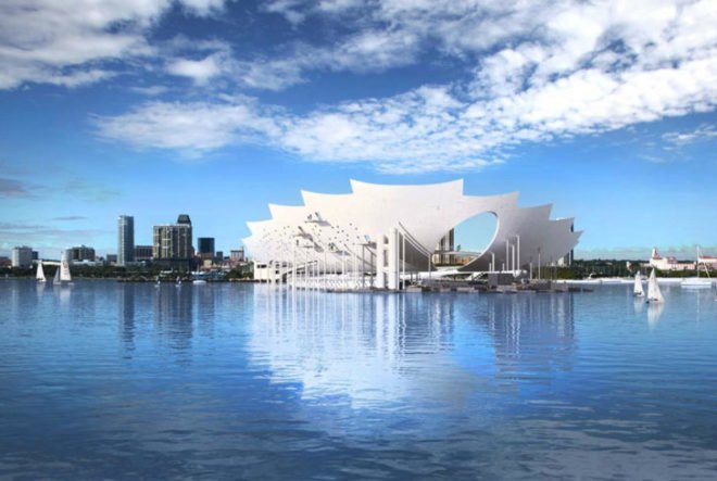 St. Petersburg Pier, Micheal Maltzan, starchitecture, green architecture, landscape design, architecture competitions, clean energy, parks, Florida, BIG, Bjarke Ingels, Lens,