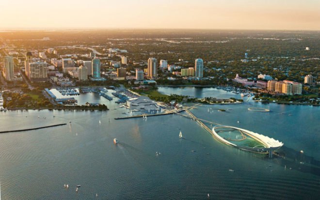 St. Petersburg Pier, Micheal Maltzan, starchitecture, green architecture, landscape design, architecture competitions, clean energy, parks, Florida, BIG, Bjarke Ingels, Lens,
