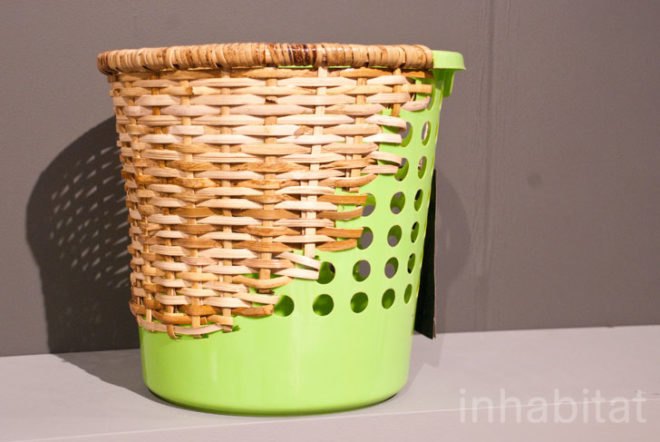 Sustainable design; Inhabitat; Inhabitat NYC; Javitz Center; New York City; New York International Gift Fair; NYIGF; Bow Bins; Areaware; Cordula Kehrer; Aeta people; sustainable rattan; basket weaving; MSY Inc.; Colors Tokyo; Real wood case; iphone case; bamboo case; Lovi; Earth Block; Anne Paso; Wood Thumb; reclaimed lumber; reclaimed wood; biodegradable; biomass material; recycled materials; Finn Church Aid; Snappy Tables; Dean Robinson; Gifu-Takayama; hand made; SustainAbility: design for a better world; product design; sustainable products; green design; eco design; eco friendly; trade show