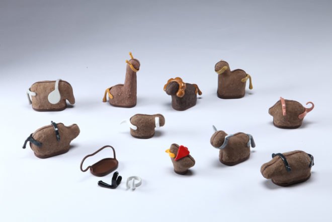Recycling / Compost,Inhabitots,Green Products,Green Materials,DIY,Animals,art,mud toys,biodegradable toys,earth animal toys,israeli design,Bezalel Academy of Art and Design,