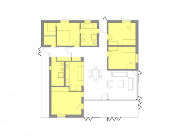 OV-A, OV-A architects, OV-A Family House, green architecture, eco architecture, moden czech architecture, modern european architecture, eco architecture, wood shutters, wood shutter facade, folding facades, glass houses