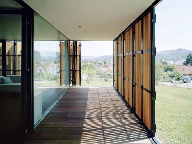 OV-A, OV-A architects, OV-A Family House, green architecture, eco architecture, moden czech architecture, modern european architecture, eco architecture, wood shutters, wood shutter facade, folding facades, glass houses