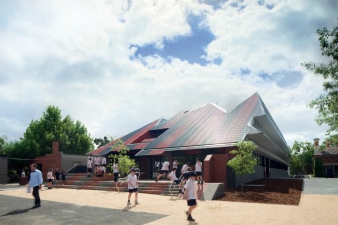McBride Charles Ryan, architecture school, residential area, junior school australia, PEGS, heritage housing, silhouette shape