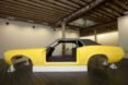 jonathan brand, paper mustang, paper art, paper artwork, green art, sustainable art, low impact art, car art, car design, green car design, brand, one piece at a time, life sized replica, 1969 ford mustang, paper ford mustang