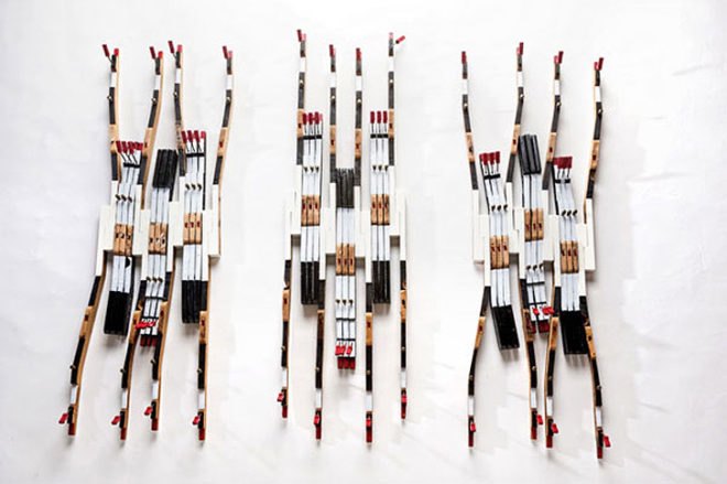 green design, eco design, sustainable design, Penny Putnam, Shauna Holiman, recycled piano parts, Piano As Art, Faust Harrison Pianos, recycle art, eco art, piano keys
