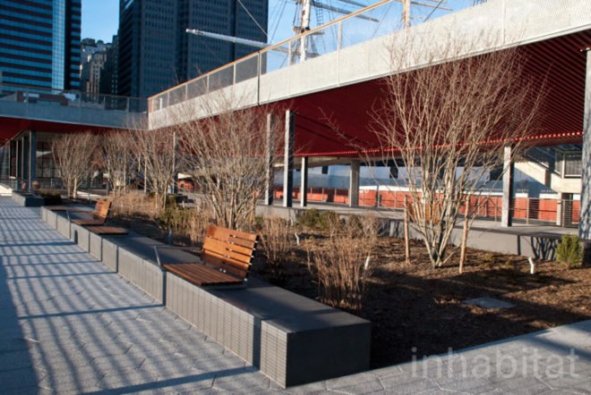 SHoP Architects; Ken Smith Landscape Architect; Ken Smith; East River; East River Waterfront Esplanade; waterfront development; Highline; New York City; Manhattan; urban planning; seaport; south street seaport; Inhabitat; Inhabitat NYC; green design; eco design; sustainable design; ipe wood; native plants; native flora