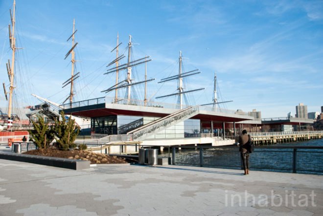 SHoP Architects; Ken Smith Landscape Architect; Ken Smith; East River; East River Waterfront Esplanade; waterfront development; Highline; New York City; Manhattan; urban planning; seaport; south street seaport; Inhabitat; Inhabitat NYC; green design; eco design; sustainable design; ipe wood; native plants; native flora