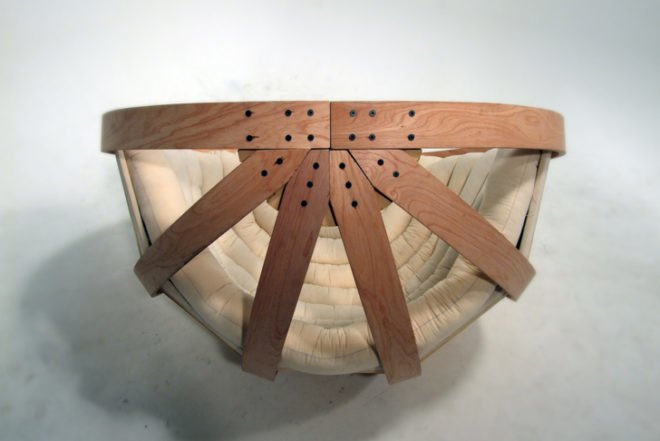 cocoon chair, autistic people, autism, plywood, rocking chair, Victoria University of Wellington, cold-bending wood, cradle, wooden seat, Sustainable Materials, social design, Green Materials, green furniture