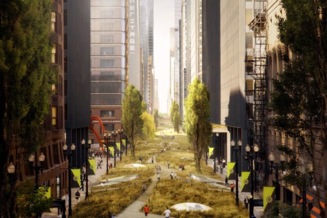 rollerhaus, architecture, living cities, eco, sustainable, concept, illustration, virtual, futuristic