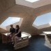 geodesic dome, roskilde festival, Kristoffer Tejlgaard, Henrik Almegaard, danish design, hexagon lattice, plywood hexagons, interconnected shapes, reused structure
