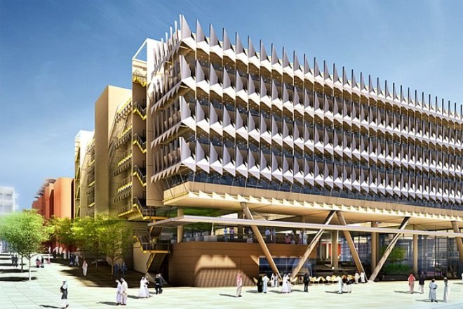 Siemens, Siemens Middle East Headquarters, Sheppard Robson, masdar city, energy efficient design, high performance envelope,