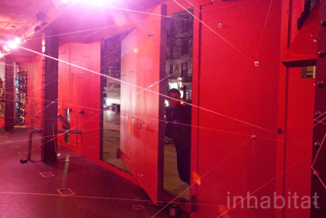 Storefront for Art and Architecture; Allard van Hoorn; 007_Urban_Songline; soundscape; urban design; re-purposed space; van Hoorn; Inhabitat; Inhabitat NYC; performance art; sound art; industrial materials; Indigenous Songlines; Songlines; Urban Songlines; interactive exhibit; interactive installation
