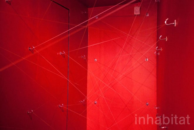 Storefront for Art and Architecture; Allard van Hoorn; 007_Urban_Songline; soundscape; urban design; re-purposed space; van Hoorn; Inhabitat; Inhabitat NYC; performance art; sound art; industrial materials; Indigenous Songlines; Songlines; Urban Songlines; interactive exhibit; interactive installation