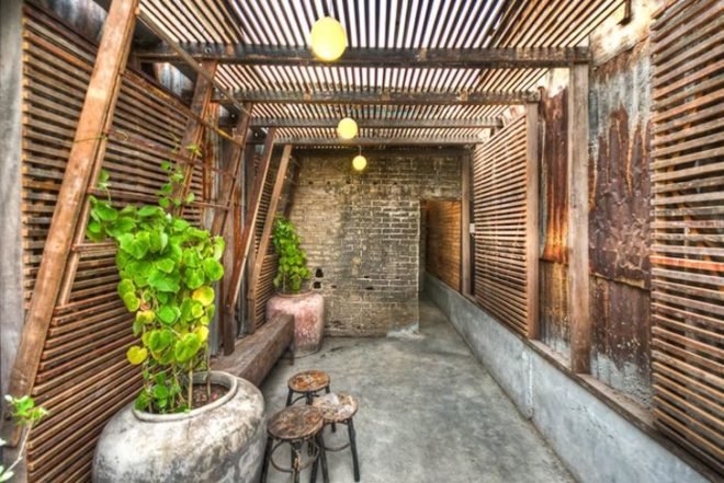 Recycled Materials, humanitarian design, Green renovation, Green Resources, green Interiors, Architecture, bangkok, TYIN Tegnestue, local materials, recycled wood, local people, sustainable library