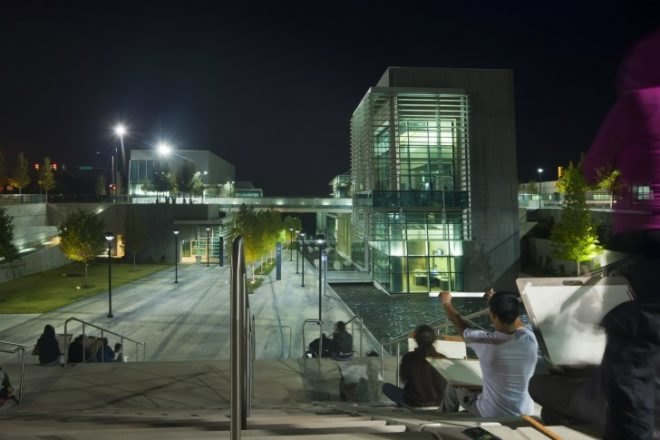 Tarrant County College, Bing Thom Architects, college campus, eco campus, fort worth, texas, trinity river east campus