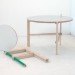 flat pack, powder coated steel, ash, laminated plywood, spanish design, pop up furniture, green furniture