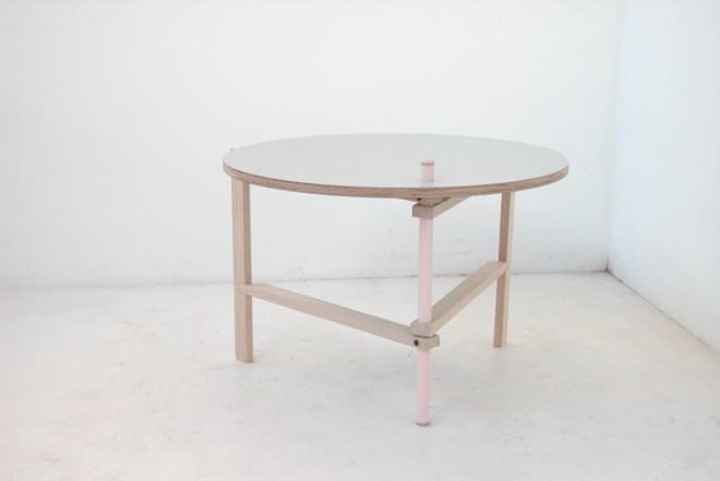 flat pack, powder coated steel, ash, laminated plywood, spanish design, pop up furniture, green furniture