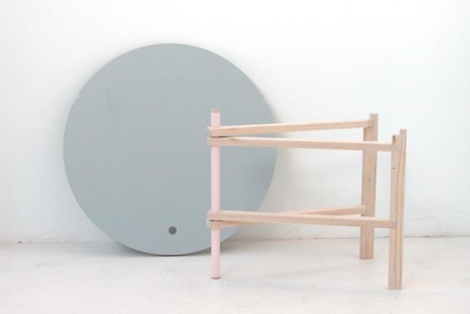 flat pack, powder coated steel, ash, laminated plywood, spanish design, pop up furniture, green furniture