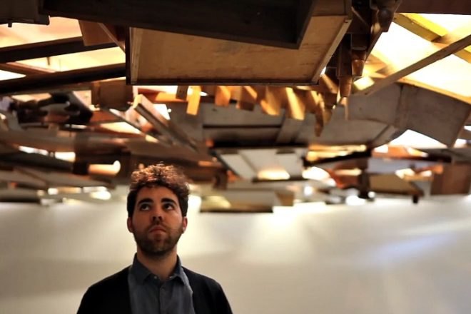 Under the Water, Tadashi Kawamata, kamel mennour, reclaimed materials, eco art, tsunami debris, japan tsunami