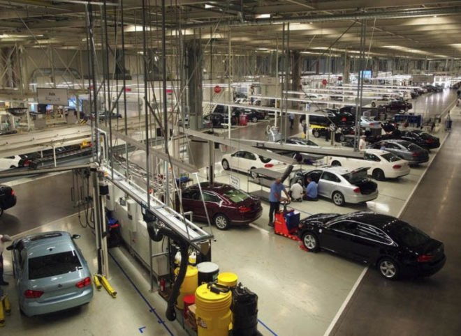 Volkswagen plant, Volkswagen, Volkswagen Chattanooga, leed buildings, leed manufacturing plants, leed platinum buildings, leed rated car plants, leed manufacturing plants, leed platinum factories