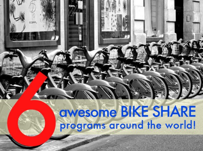 bike sharing, barcelona, copenhagen, new york, london, wuhan, boston, top 6, bicing, bicycle transportation, green transport