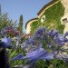 castell d'emporda, concrete, pavilion, terrace roof, steel parasol design, spanish hotel design, costa brava, dutch design, rustic castle terrace