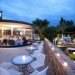 castell d'emporda, concrete, pavilion, terrace roof, steel parasol design, spanish hotel design, costa brava, dutch design, rustic castle terrace