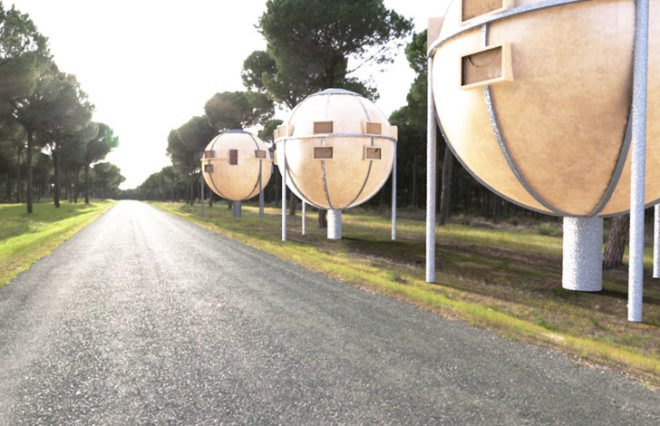 prefab housing, ekinoid project, prefab architecture, prefab pods, pod building, modular housing, housing solutions, alternative housing solutions, housing for the world, low impact housing