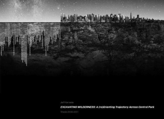 Jeff Kamuda, Syracuse University, green design, sustainable design, eco design, green design, Excavating WIlderness, NYC, Manhattan, Manhattan skyline, solstice, astrology, subterranean