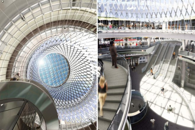 green design, eco design, sustainable design, Fulton Street Transit Center, Corbin Building, Subway station, MTA, oculus, Lower Manhattan, Financial DIstrict, PATH Train