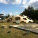 geodesic dome, roskilde festival, Kristoffer Tejlgaard, Henrik Almegaard, danish design, hexagon lattice, plywood hexagons, interconnected shapes, reused structure