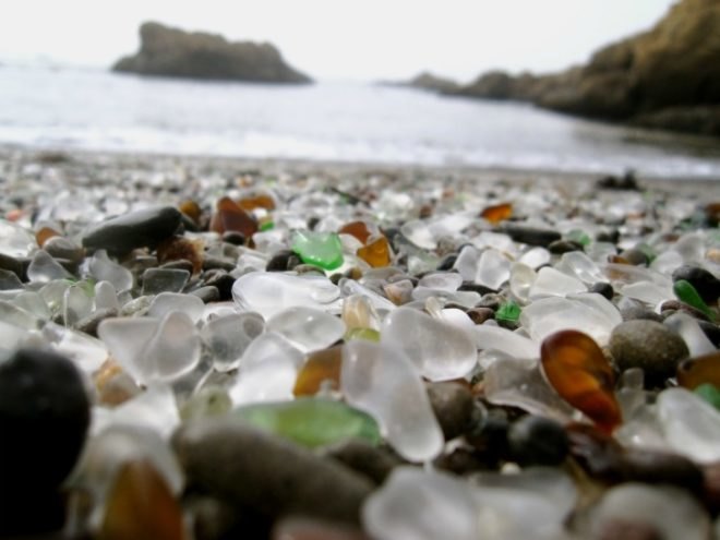glass beach, fort bragg, california beach, the dumps, dumping ground beach, beach littering, sea power, cleaning power, California State Park System, MacKerricher State Park