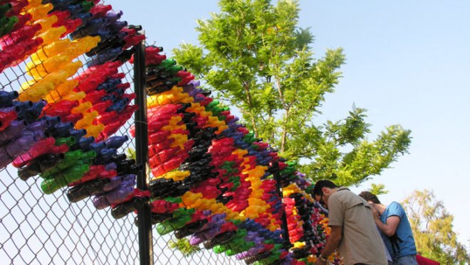 eco art, green art, art, recycled materials, art Greece, student art, Chania 7th Primary School, cretan art, Cretan woven textiles, kids art, Argallios