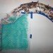green design, eco design, sustainable design, DIY, non-voc paint, headboard, DIY headboard, painted headboard, faux headboard, trompe l'oeil headboard