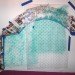 green design, eco design, sustainable design, DIY, non-voc paint, headboard, DIY headboard, painted headboard, faux headboard, trompe l'oeil headboard
