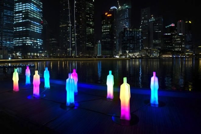 i Light, i Light Marina Bay 2012, sustainable lighting, festival, energy efficiency, energy efficient lighting, LED, Urban Redevelopment Authority, Smart Lights Singapore, green design, sustainable design, eco-design, Marina Bay, green lighting, LED, Asia, 1st lighting festival