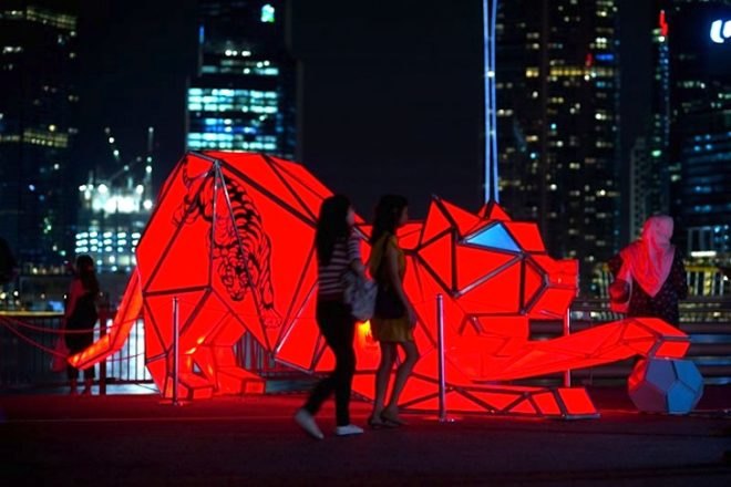 i Light, i Light Marina Bay 2012, sustainable lighting, festival, energy efficiency, energy efficient lighting, LED, Urban Redevelopment Authority, Smart Lights Singapore, green design, sustainable design, eco-design, Marina Bay, green lighting, LED, Asia, 1st lighting festival