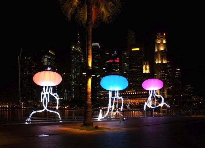 i Light, i Light Marina Bay 2012, sustainable lighting, festival, energy efficiency, energy efficient lighting, LED, Urban Redevelopment Authority, Smart Lights Singapore, green design, sustainable design, eco-design, Marina Bay, green lighting, LED, Asia, 1st lighting festival