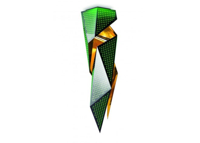 green lighting, green furniture, green design, eco design, sustainable design, eco furniture, eco lighting, sustainable lights, LED, LED lights, LED lighting, LED lamps, daniel libeskind, studio libeskind, libeskind lamp, el masterpiece, el masterpiece lamp